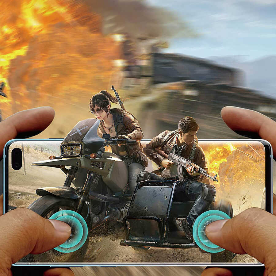 Galaxy S10 Plus Davin Seramik Ekran Koruyucu Siyah