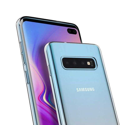 Galaxy S10 Plus Kılıf Zore Süper Silikon Kapak Renksiz