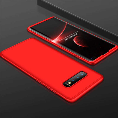 Galaxy S10 Plus Kılıf Zore Ays Kapak Kırmızı