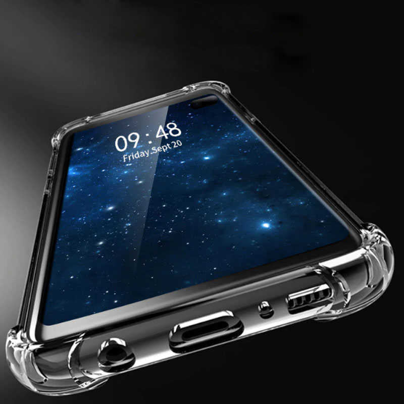 Galaxy S10 Plus Kılıf Zore Nitro Anti Shock Silikon Renksiz