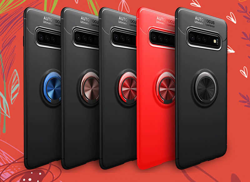 Galaxy S10 Plus Kılıf Zore Ravel Silikon Kapak Mavi