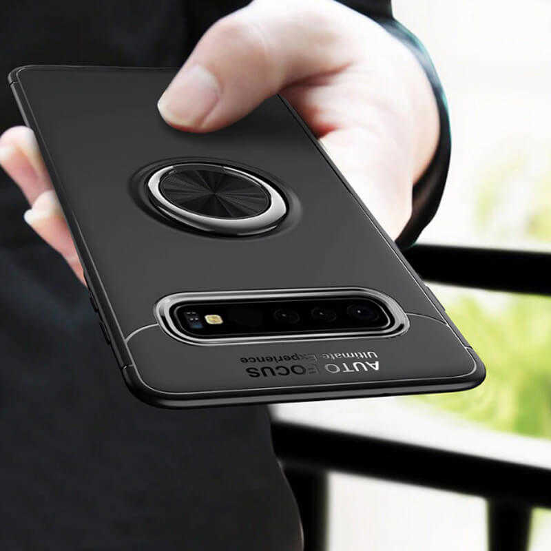 Galaxy S10 Plus Kılıf Zore Ravel Silikon Kapak Mavi