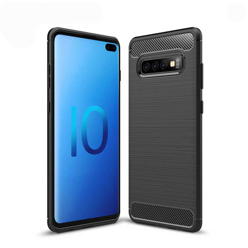 Galaxy S10 Plus Kılıf Zore Room Silikon Kapak Gri