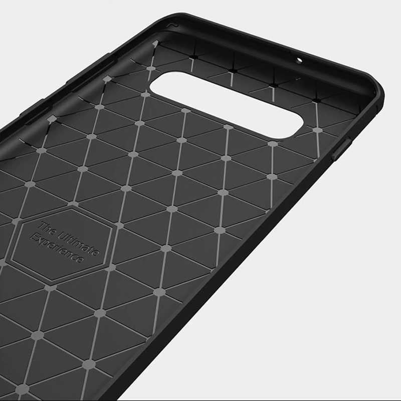 Galaxy S10 Plus Kılıf Zore Room Silikon Kapak Gri
