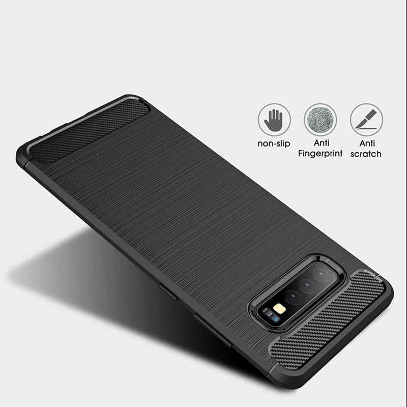 Galaxy S10 Plus Kılıf Zore Room Silikon Kapak Gri