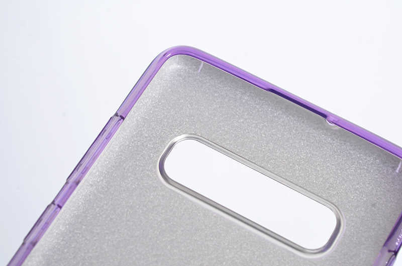 Galaxy S10 Plus Kılıf Zore Shining Silikon Mor