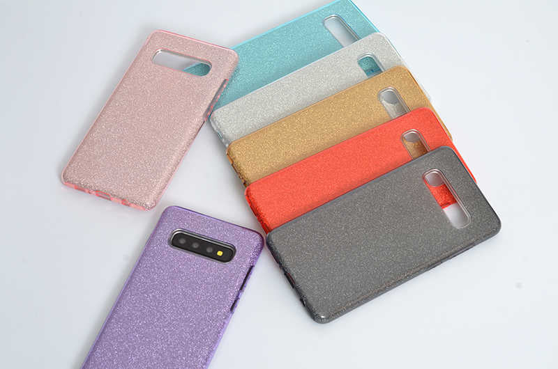 Galaxy S10 Plus Kılıf Zore Shining Silikon Siyah