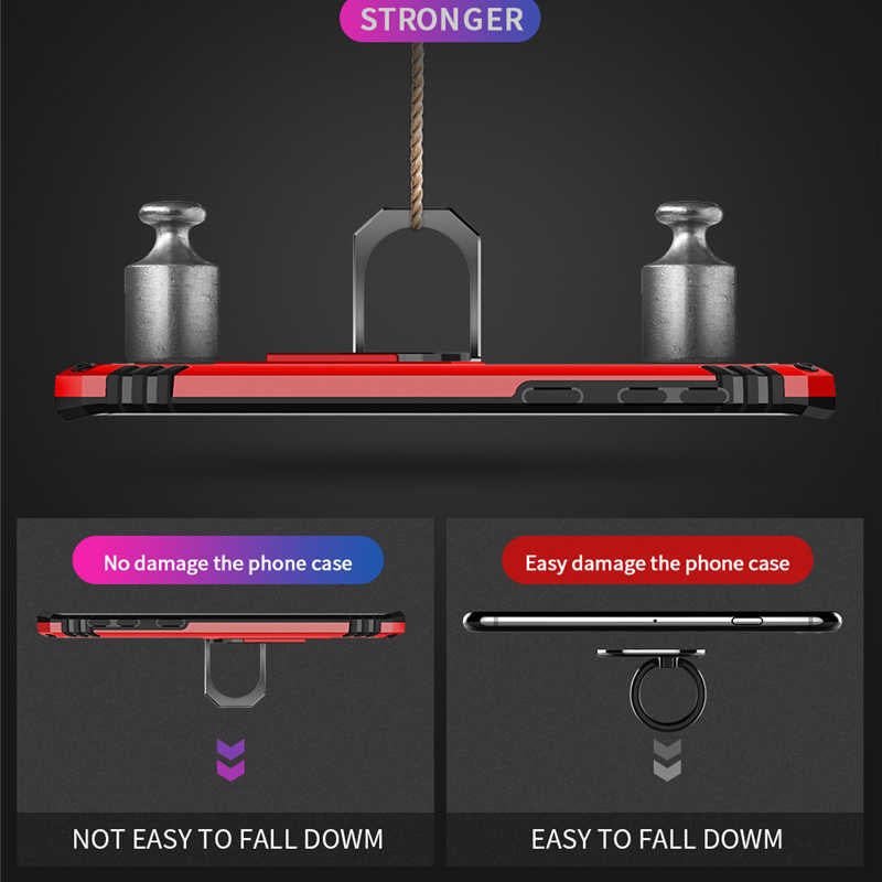 Galaxy S10 Plus Kılıf Zore Vega Kapak Kırmızı