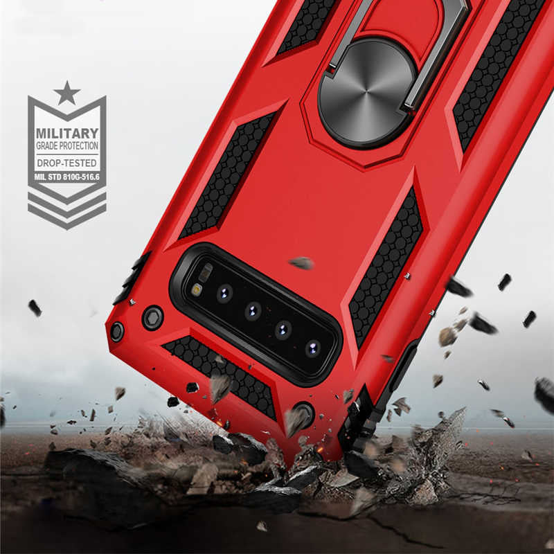 Galaxy S10 Plus Kılıf Zore Vega Kapak Mavi