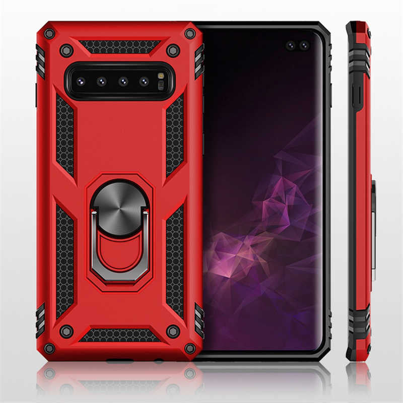 Galaxy S10 Plus Kılıf Zore Vega Kapak Gri