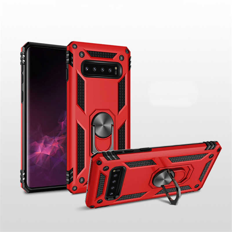 Galaxy S10 Plus Kılıf Zore Vega Kapak Mavi