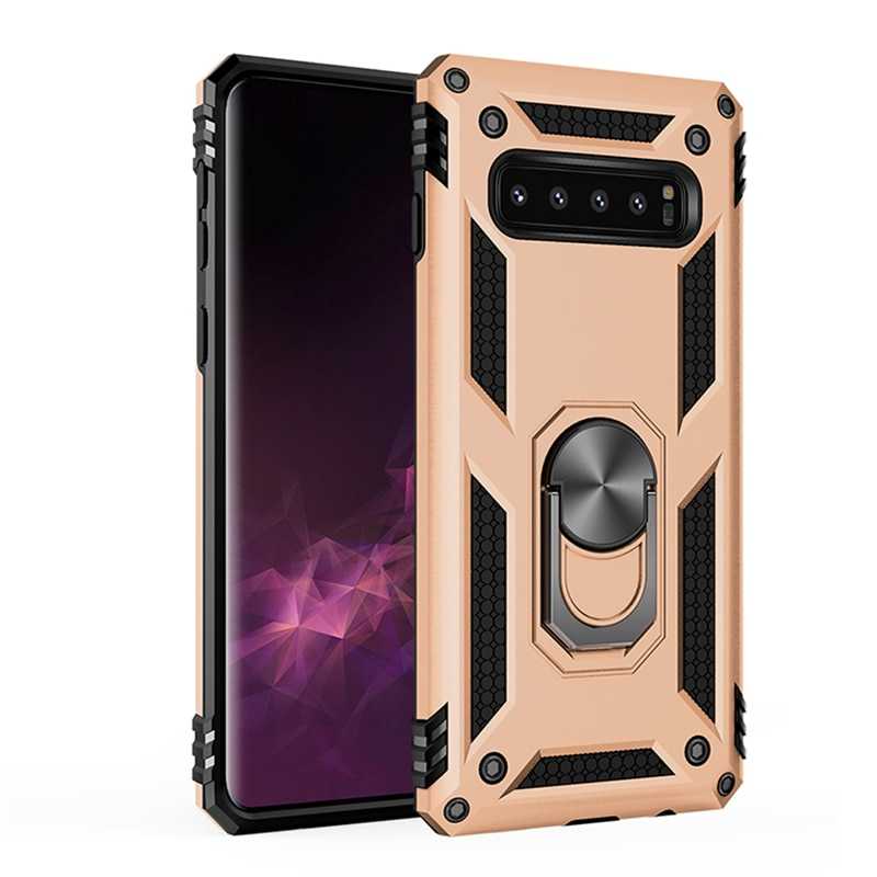 Galaxy S10 Plus Kılıf Zore Vega Kapak Gold