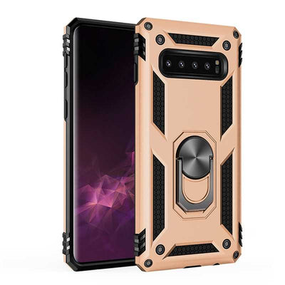 Galaxy S10 Plus Kılıf Zore Vega Kapak Gold
