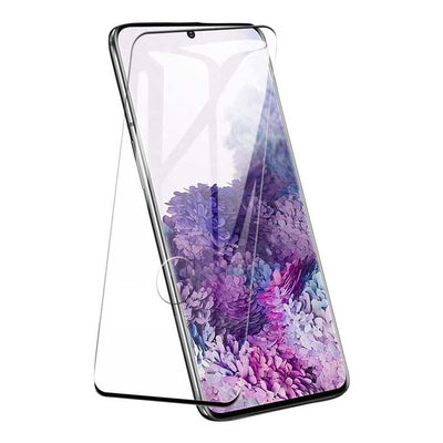 Galaxy S10 Plus Zore Kavisli Full Yapışkanlı Cam Ekran Koruyucu Siyah