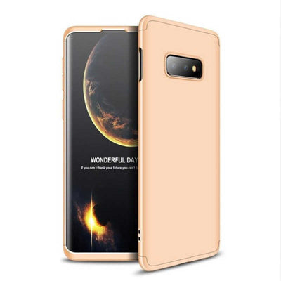 Galaxy S10E Kılıf Zore Ays Kapak Gold