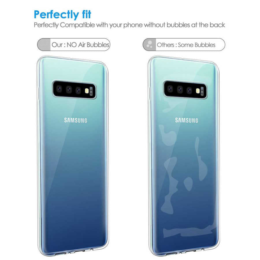 Galaxy S10E Kılıf Zore İmax Silikon Renksiz