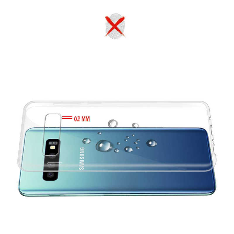 Galaxy S10E Kılıf Zore İmax Silikon Renksiz