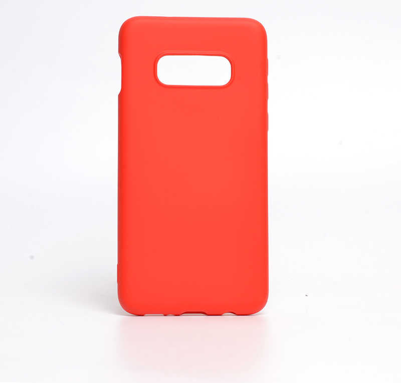 Galaxy S10E Kılıf Zore İnci Silikon Kırmızı