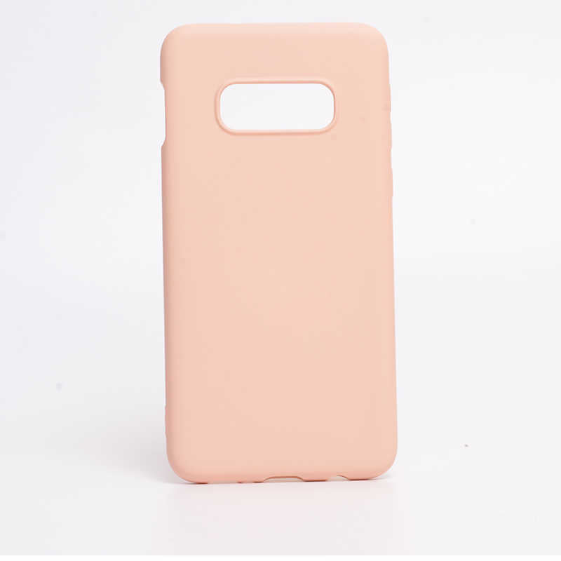 Galaxy S10E Kılıf Zore İnci Silikon Pembe