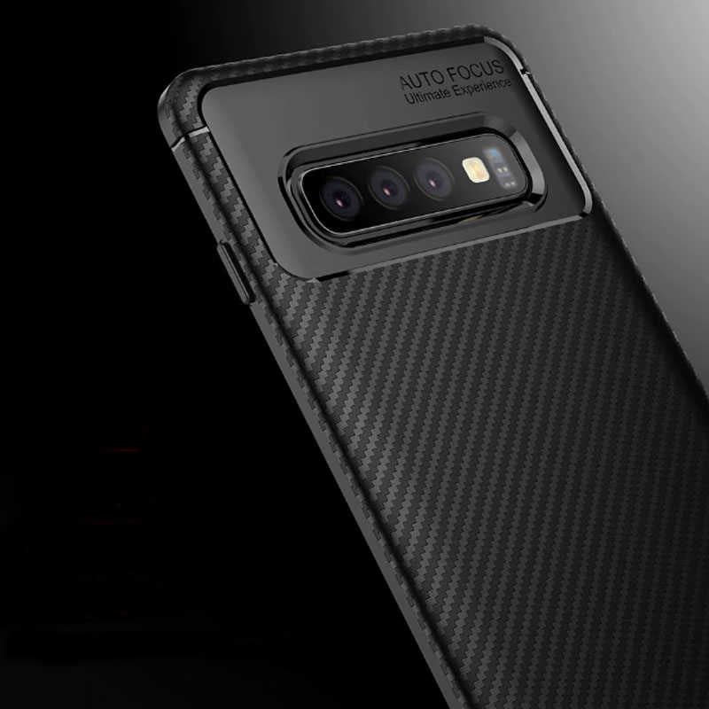 Galaxy S10E Kılıf Zore Negro Silikon Kapak Siyah