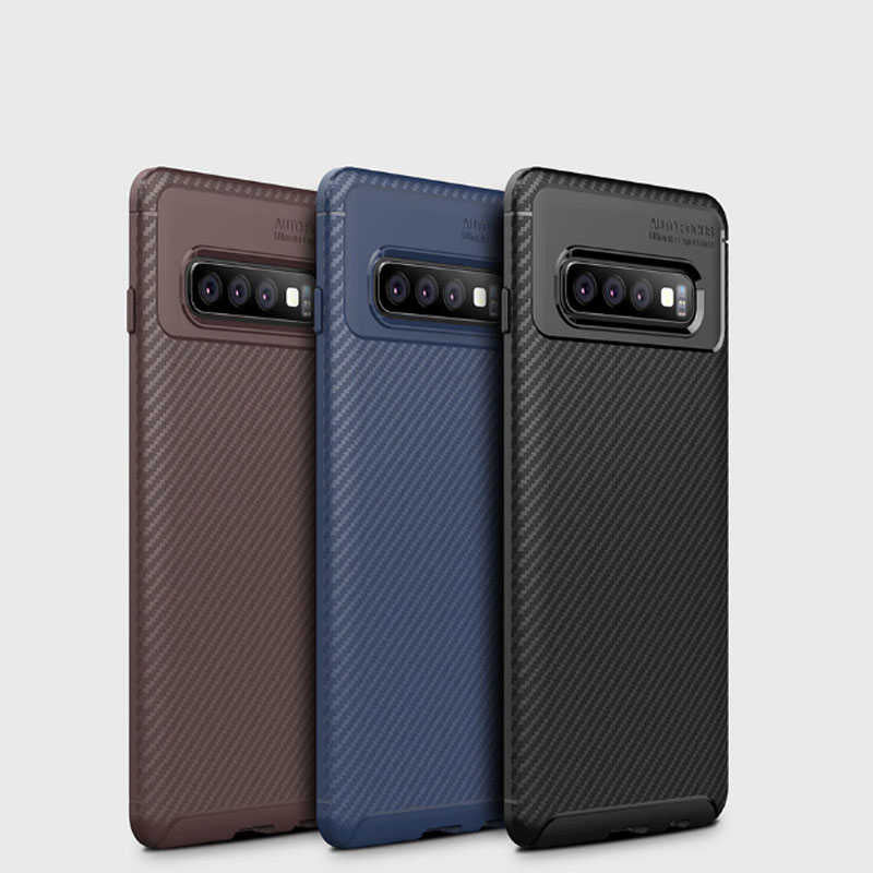 Galaxy S10E Kılıf Zore Negro Silikon Kapak Siyah