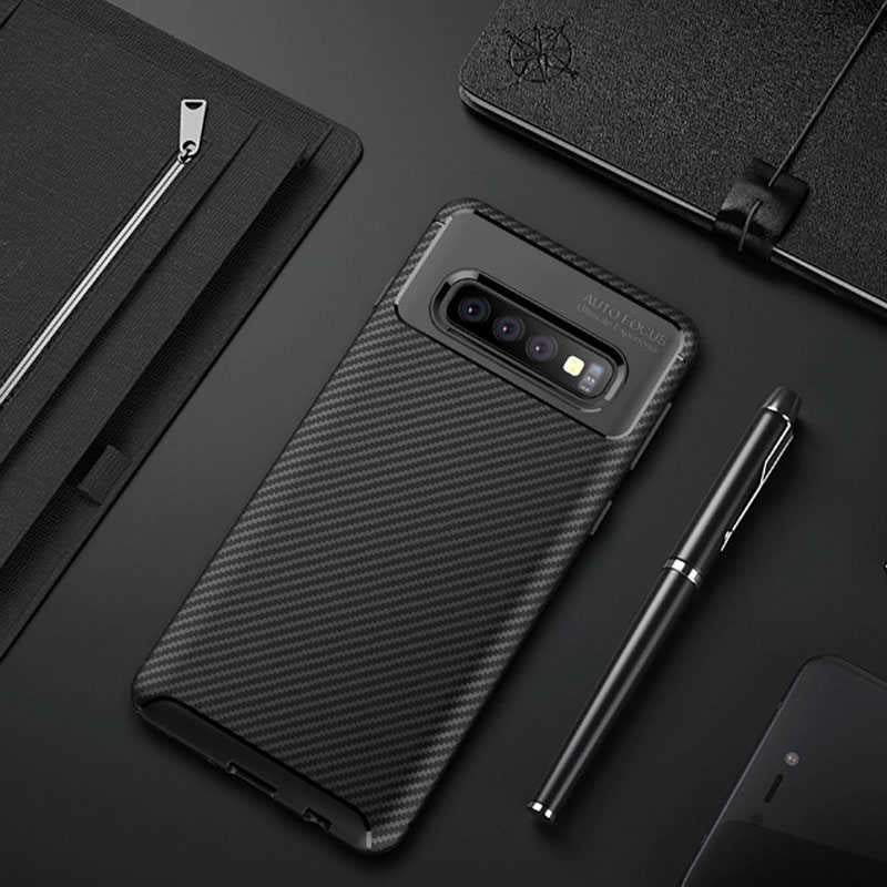 Galaxy S10E Kılıf Zore Negro Silikon Kapak Siyah