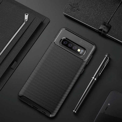 Galaxy S10E Kılıf Zore Negro Silikon Kapak Siyah