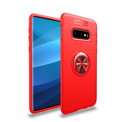 Galaxy S10E Kılıf Zore Ravel Silikon Kapak Kırmızı