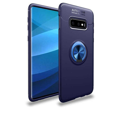 Galaxy S10E Kılıf Zore Ravel Silikon Kapak Mavi