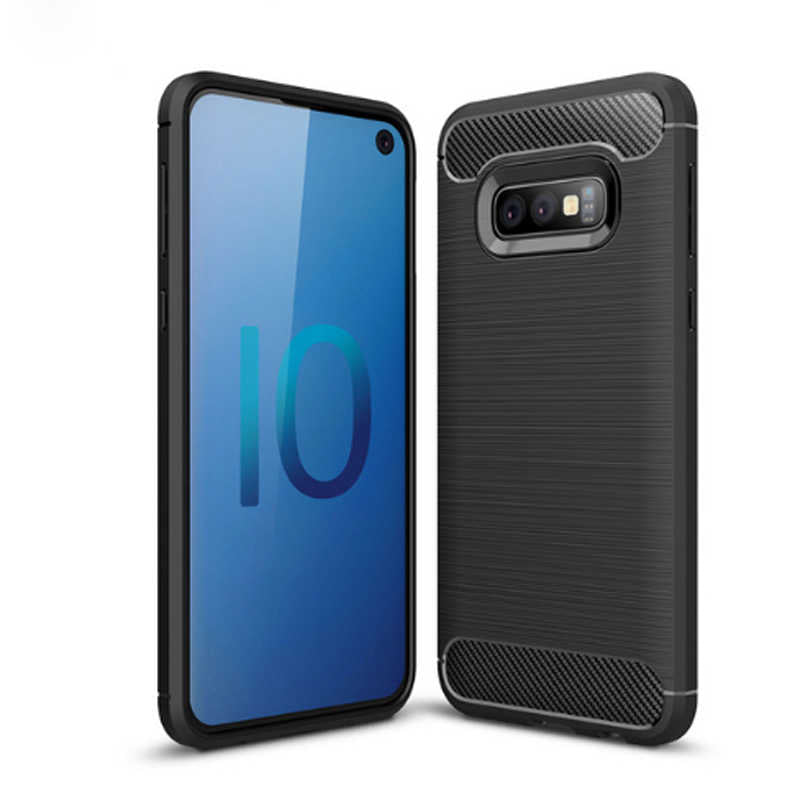 Galaxy S10E Kılıf Zore Room Silikon Kapak Siyah