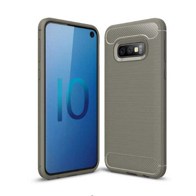Galaxy S10E Kılıf Zore Room Silikon Kapak Gri