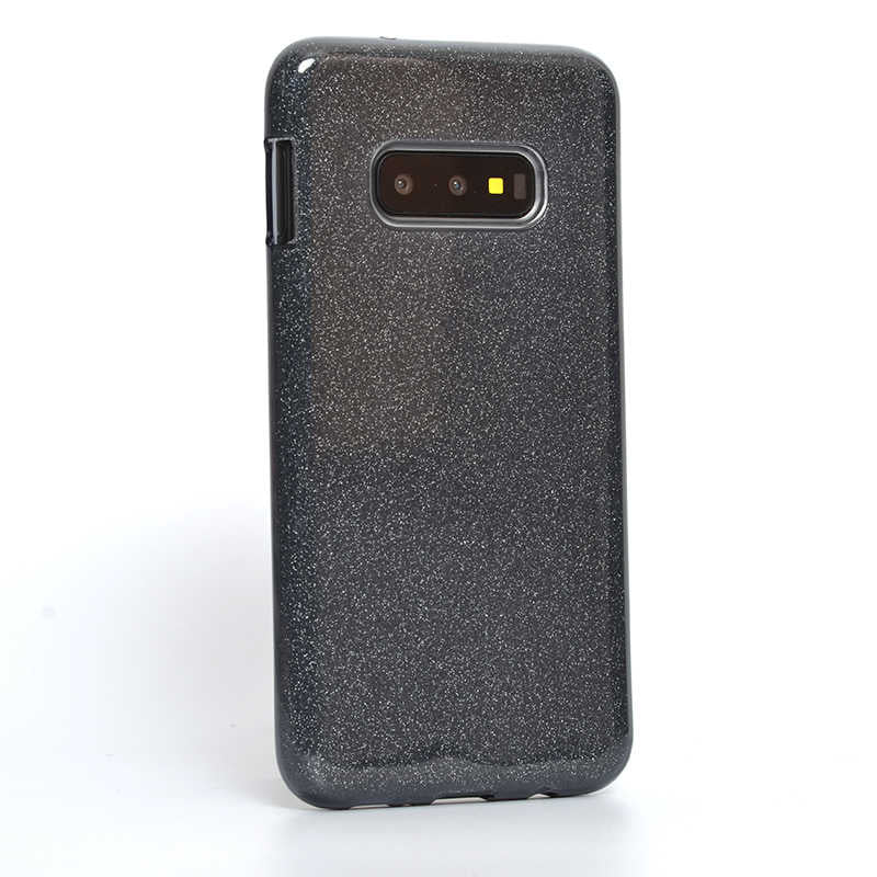 Galaxy S10E Kılıf Zore Shining Silikon Siyah