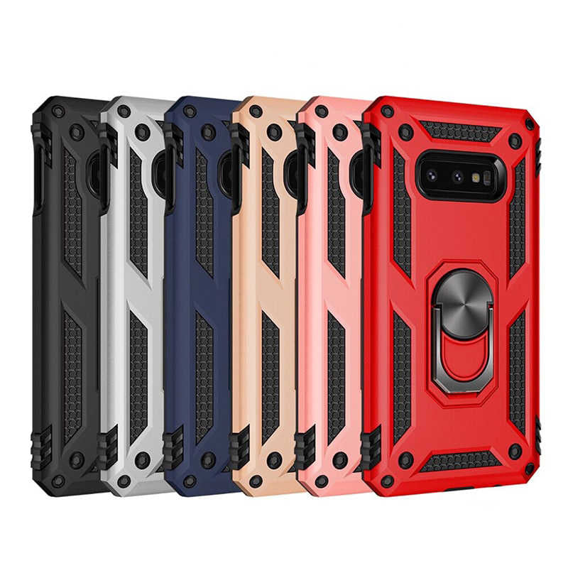 Galaxy S10E Kılıf Zore Vega Kapak Gri