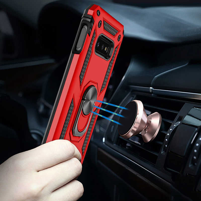 Galaxy S10E Kılıf Zore Vega Kapak Mavi