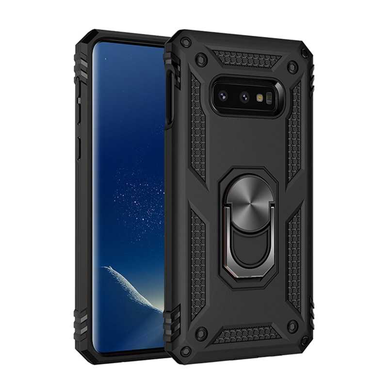 Galaxy S10E Kılıf Zore Vega Kapak Siyah