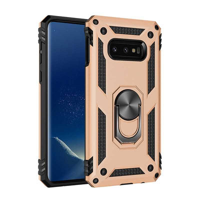 Galaxy S10E Kılıf Zore Vega Kapak Gold