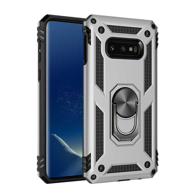 Galaxy S10E Kılıf Zore Vega Kapak Gri