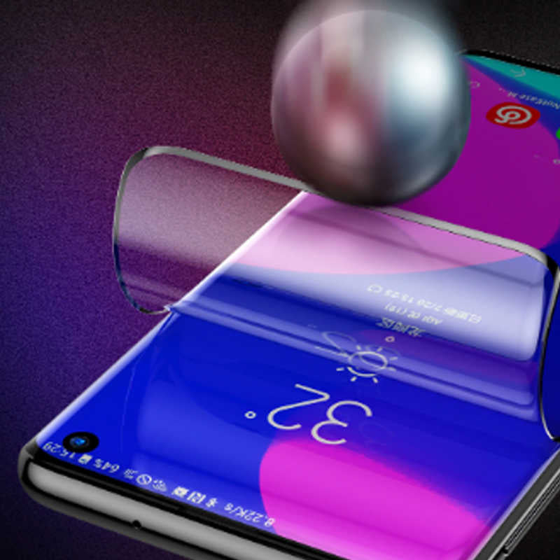 Galaxy S10E Zore Süper Pet Ekran Koruyucu Jelatin Siyah
