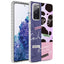 Galaxy S20 FE Kılıf Airbag Kenarlı Renkli Desenli Silikon Zore Elegans Kapak NO8