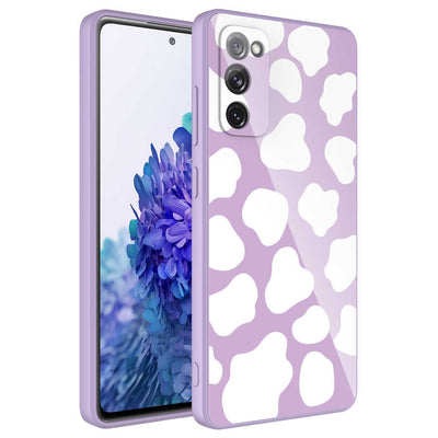 Galaxy S20 FE Kılıf Kamera Korumalı Desenli Sert Silikon Zore Epoksi Kapak NO4