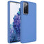 Galaxy S20 FE Kılıf Metal Çerçeve ve Buton Tasarımlı Silikon Zore Luna Kapak Lavendery Gray