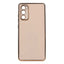 Galaxy S20 FE Kılıf Zore Bark Kapak Rose Gold
