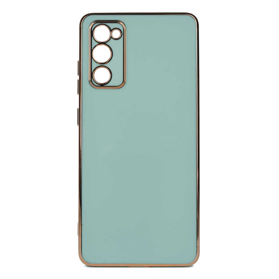 Galaxy S20 FE Kılıf Zore Bark Kapak Açık Yeşil