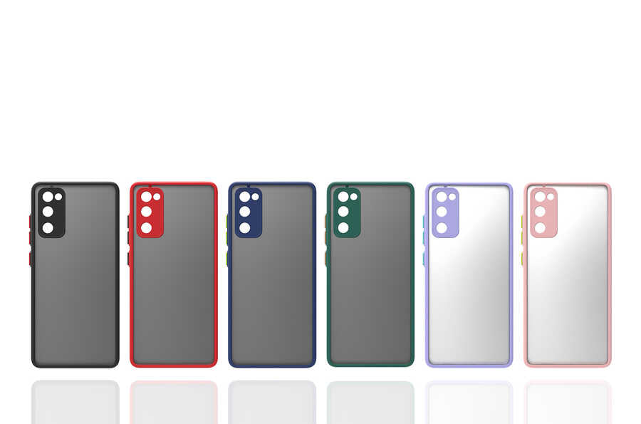 Galaxy S20 FE Kılıf Zore Hux Kapak Lila