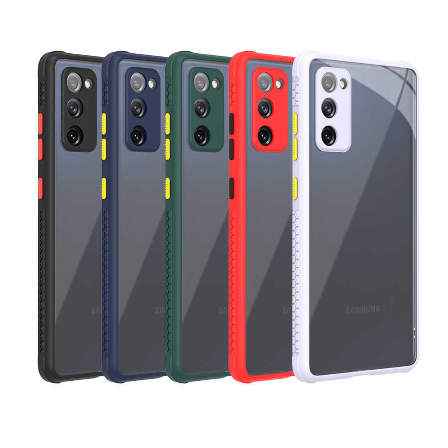 Galaxy S20 FE Kılıf Zore Kaff Kapak Siyah