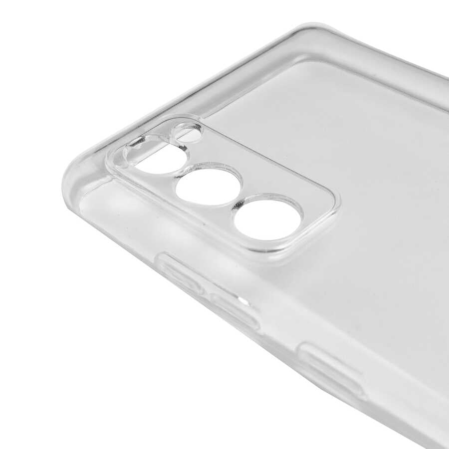 Galaxy S20 FE Kılıf Zore Kamera Korumalı Süper Silikon Kapak Renksiz