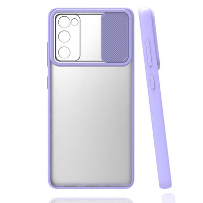 Galaxy S20 FE Kılıf Zore Lensi Kapak Lila