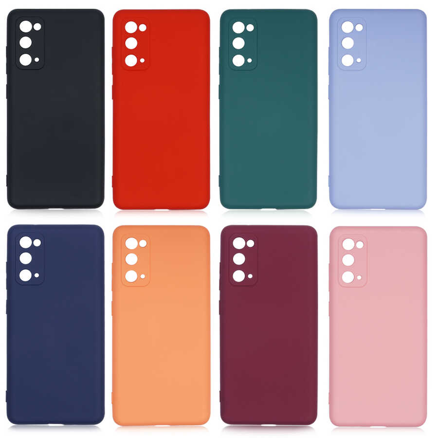 Galaxy S20 FE Kılıf Zore Mara Lansman Kapak Pembe Açık