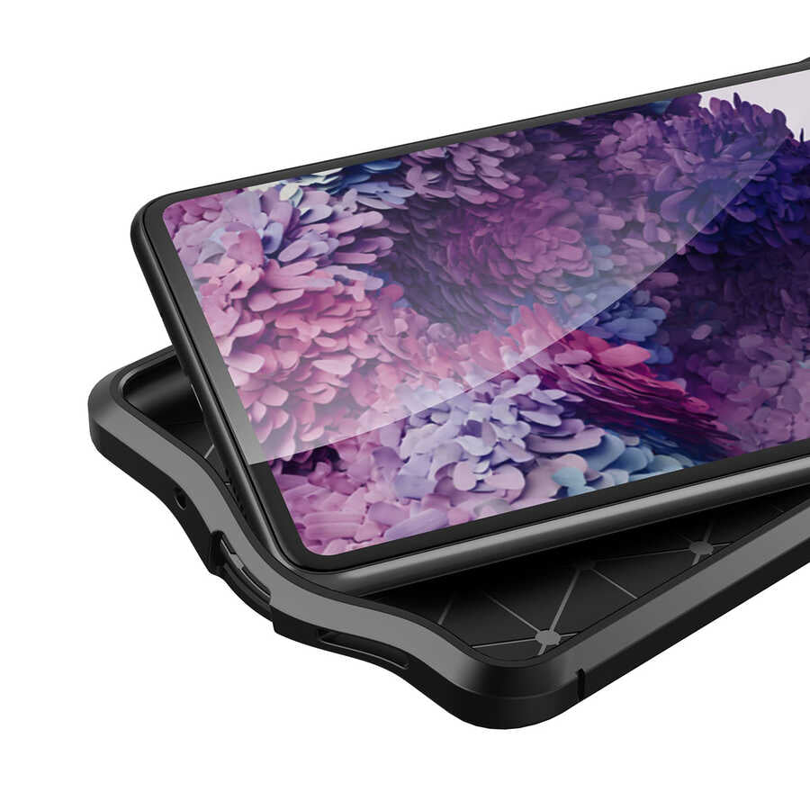 Galaxy S20 FE Kılıf Zore Niss Silikon Kapak Siyah