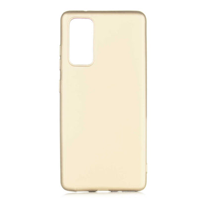 Galaxy S20 FE Kılıf Zore Premier Silikon Kapak Gold